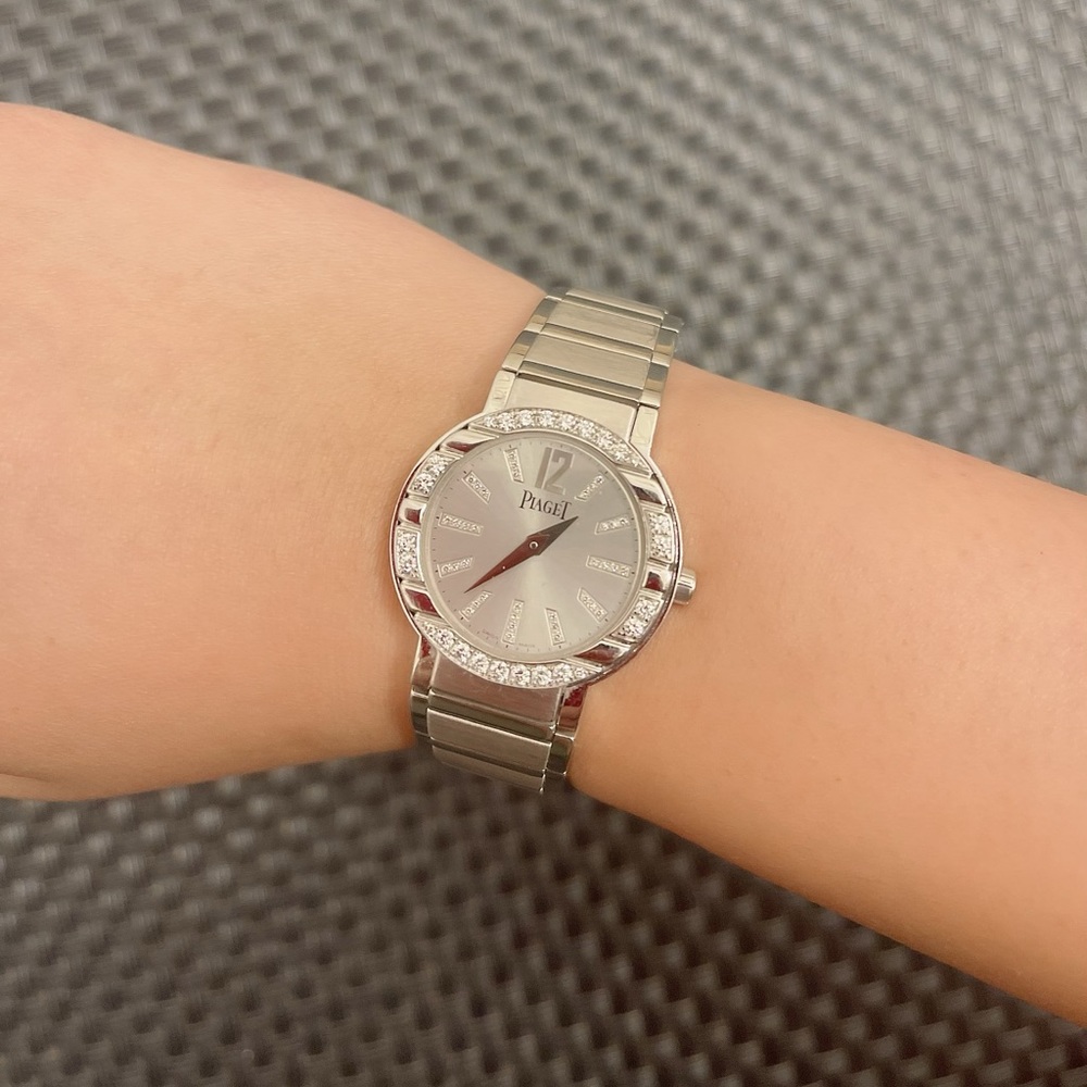 Piaget white gold with diamonds woman’s watch